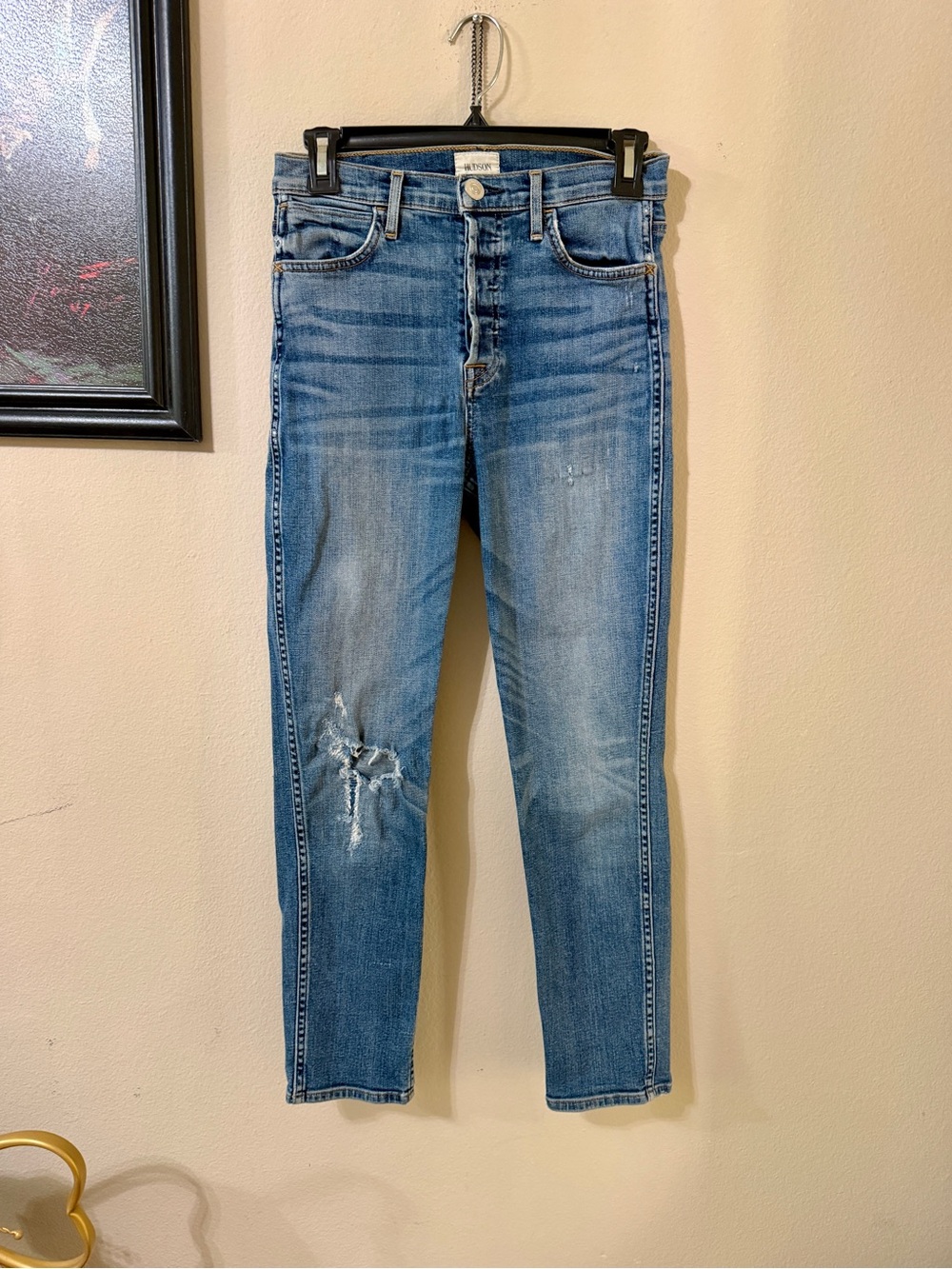 Women's Hudson Blue High-Rise Skinny Jeans